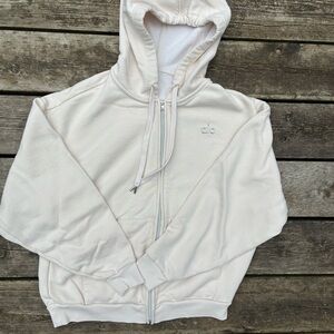 ALO Yoga Cream Hoodie, Women’s S
